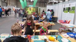 Buntes Treiben an unserem Stand