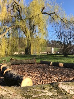 Sitzecke im Garten