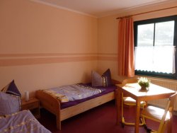 2-Bettzimmer im Blockhaus