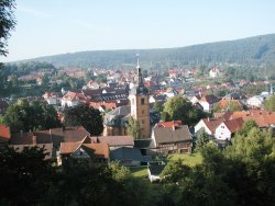 Blick vom Schullandheim